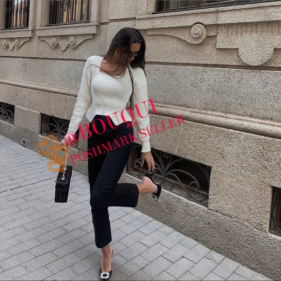 BLOGGERS FAV ZARA LIMITED EDITION ASYMMETRICAL KNIT SWEATER